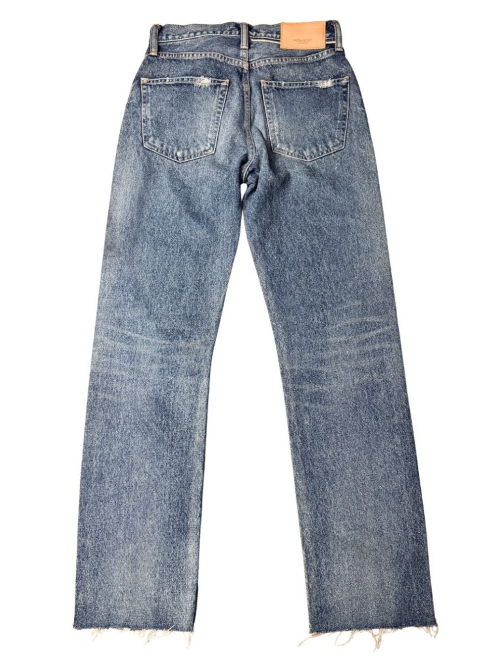 MOUSSY Vintage MV Sundown Straight Jeans 24 Made in Japan 100% Cotton NWT - Picture 4 of 16